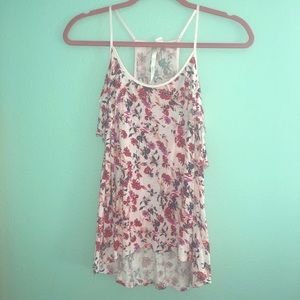 Pink Floral Cami